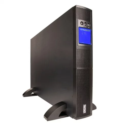 ИБП Powercom SNT-2000, 2000 Вт/2000 ВА, Rack/Tower, 8 розеток IEC320 C13 и 1 розетка IEC320 C19 с резервным питанием, LCD, USB, RS-232, слот под SNMP карту, ШхГхВ 428х635х84 мм, вес 28.5 кг/ UPS Powercom SNT-2000, 2000 W / 2000 VA, Rack / Tower, 8 IEC320 фото 3