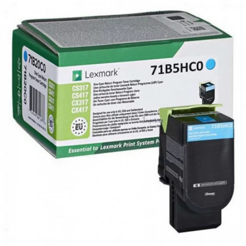 Картриджи Lexmark CS/ CX 417/ 517 повышенной емкости голубые 3500 стр. (71B5HC0)