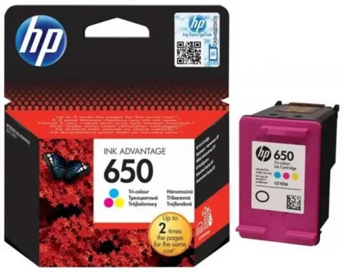 Картридж/ HP 650 Tri-colour Ink Cartridge (CZ102AK)
