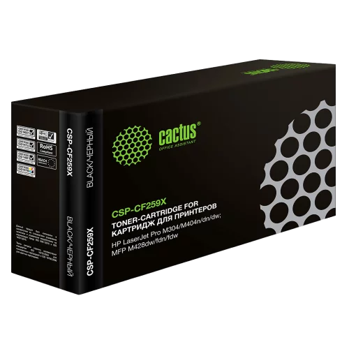 Картридж лазерный Cactus CSP-CF259X черный (10000стр.) для HP LJ M304/M404/MFP M428