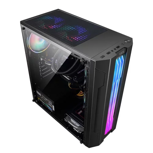Корпус ALSEYE Auro 3.0-B Mini-ITX/ Micro ATX/ ATX, USB2.0*2+HD Audio+USB3.0*1, «H.D.D.(3.5»)*2pcs+S.S.D(2.5»)*2pcs, 354*185*413mm» (AS.07.0017) фото 2
