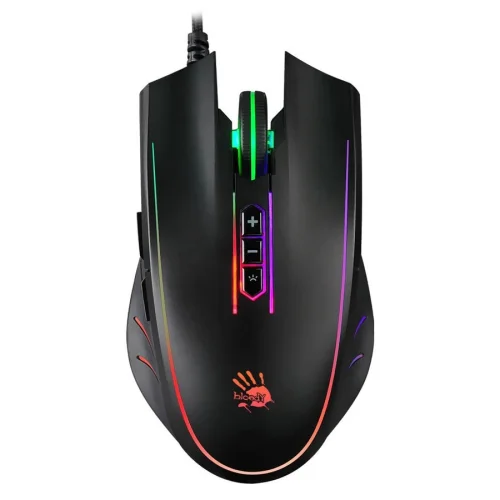 Мышь A4Tech Bloody Q81 Curve черный оптическая (6200dpi) USB (8but) (Q81#NTL)