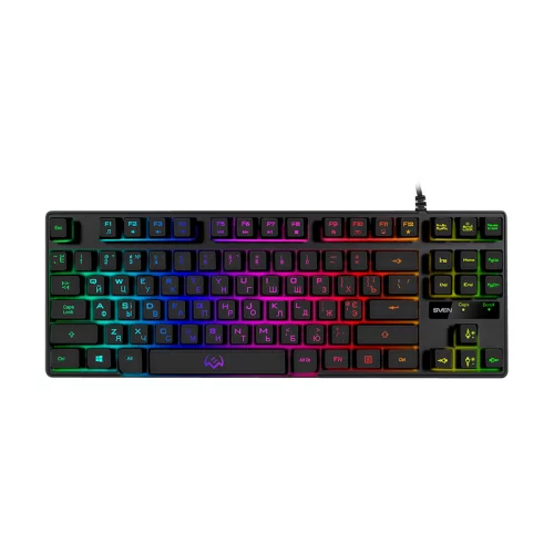 Игровая клавиатура SVEN KB-G7400 (87кл., 12 Fn функций, подсветка) (SV-019488)