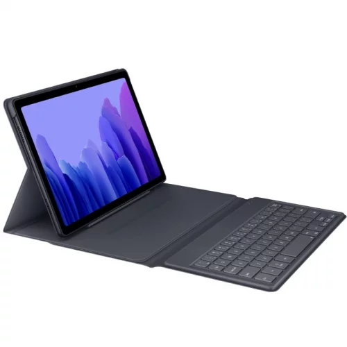 Чехол-обложка Samsung сo съёмной клавиатурой для Galaxy Tab A7, серый (EF-DT500BJRGRU) фото 3