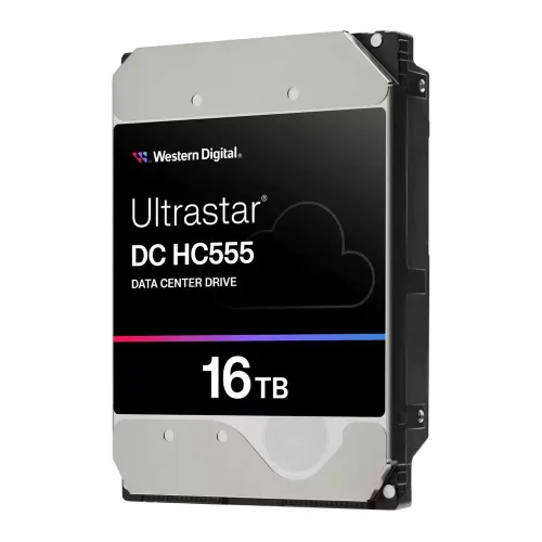 Жесткий диск серверный Western Digital 3.5 16TB Ultrastar DC HC555 WUH722016CL5204 SAS 12Gb/s, 7200rpm, 512MB, 512e, 0B47745