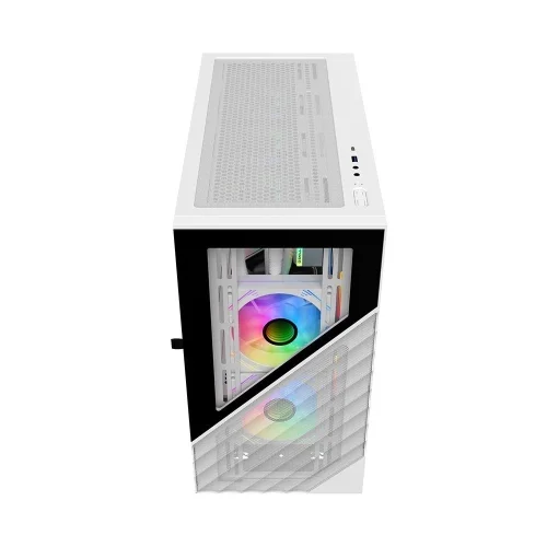 1STPLAYER DK D7 White / mATX / 3x120mm LED fans / D7-WH-3F1-W фото 3
