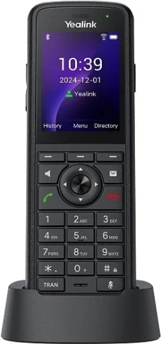 телефон YEALINK AX86R, экран 2.4, Wi-Fi 6, IP67, Alarm, виброоповещение, Bluetooth, 3.5 mm, Type-C, SNC, звук HD