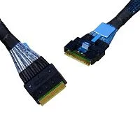 Кабель DiliVing DLSL74-8815 Slimline SASx8 (SFF8654) -to- Slimline SASx8 (SFF8654) , 85ohm, PCIe Gen4, 80CM