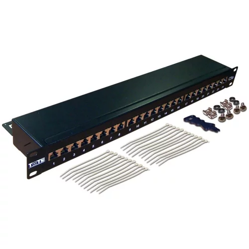 Патч-панель Lanmaster TWT-PP24STP 24x RJ45 1U (TWT-PP24STP)