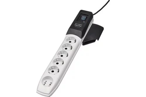 Сетевой фильтр Pilot Pro GP 6 розеток (5 евро + 1Gadget Parking) 3 м, автомат защиты/ Surge protector Pilot PRO GP 6 outlets (5 euro + 1 without ground) 10A / 2.2kVt, 3m, automatic circuit-breaker (PILOT PRO 3M)