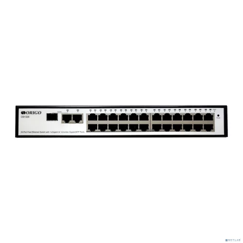 Коммутатор/ Smart Managed Switch 24x100Base-TX, 1x1000Base-T, 1xCombo 1000Base-T/SFP, 19