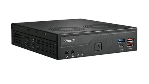 Платформа мини ПК Shuttle 1.3L PC DH770 LGA1700 CPU, 2 x DDR5 SODIMM, HDMI 2.0 x 2+ DisplayPort x 2, 120w PSU, VESA (74R-DH770-002-SHU-001)