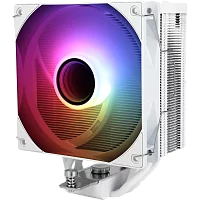Кулер для процессора/ CPU Cooler Thermalright Assassin Spirit 120 Vision ARGB White (4-pin PWM, LED temp., 154mm, Al/ Cu, 4x6mm, ARGB, 1x120mm, 66.17CFM, 25.6dBA, 1500RPM, S: 1851/ 1700/ 1200/ 115X, AM5/ A (AS120-V-WH-ARGB)