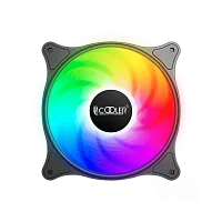 Кулер для корпуса/ Case Cooler PCCooler FX 120 ARGB BK (120x120x25mm, 4-pin PWM, ARGB, 52.79CFM, 33.2dBA, 2000RPM, Black)