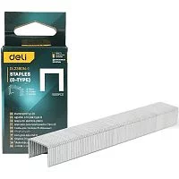 Набор скоб для степлера 1000 шт (Тип D) Deli DL238014-1 (8 х 11,3 х 0,7мм)