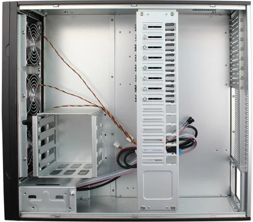 Серверный корпус/ Server case FL-T4U435, 4U/Tower, ATX, w/o psu, (support ATX or CRPS), 1x2,5 ext, 4x3,5 int, 2xUSB 3.0,3x9025mm fan, 8xFH PCIe expansion slots фото 6