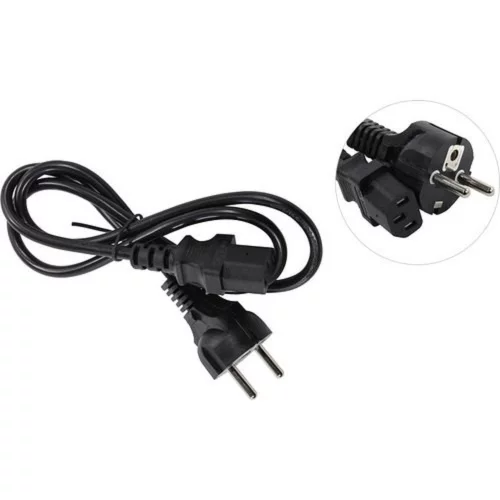 Exegate ES280992RUS Кабель питания ExeGate Special PC-1S (Евровилка Schuko-]С13) 3*0.5mm2, CCA, черный, 1.0м.