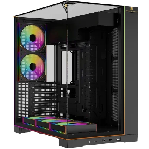 Thermalright Корпус TR-A70 ARGB FAN5-M / Black / TG / 5 x120mm ARGB PWM Fans / ARGB Strip / USB TYPE-C / ATX / TRA70AF5MB