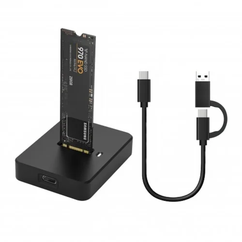 KS-is Док станция 2 в 1 USB для накопителей M.2 NVMe, M.2 SATA (KS-911)