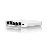 Коммутатор Ubiquiti UniFi Switch Flex Mini 2.5G Compact, 5-port 2.5G switch that can be powered with PoE or a USB-C adapter. (USW-FLEX-2.5G-5)