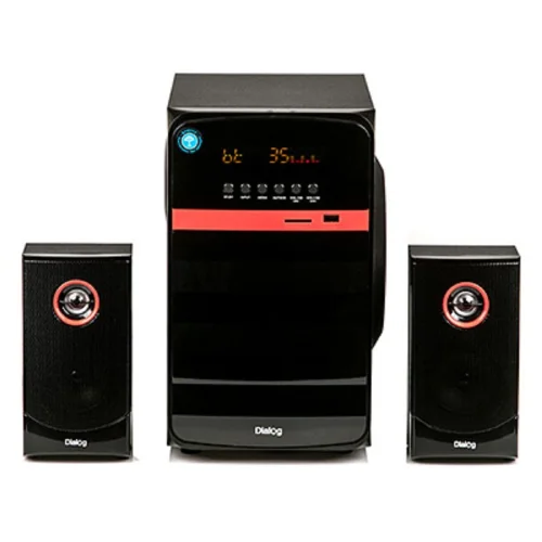 Dialog Progressive AP-240B BLACK - акустические колонки 2.1, 50W+2*10W RMS, Bluetooth, USB+SD reader фото 2