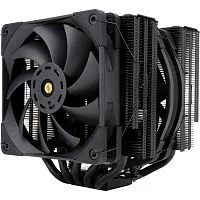 Кулер для процессора/ Thermalright Frost Commander 140 Black (4-pin PWM, 158mm, Ni/CU, 8x5mm, 1x120mm+1x140mm, 82CFM/95.5CFM, 29.6dBA/30.2dBA, 1850RPM/1800RPM, S: 1700, 1200, 20XX, 115X, AM5, AM4) (FC-140-BL)