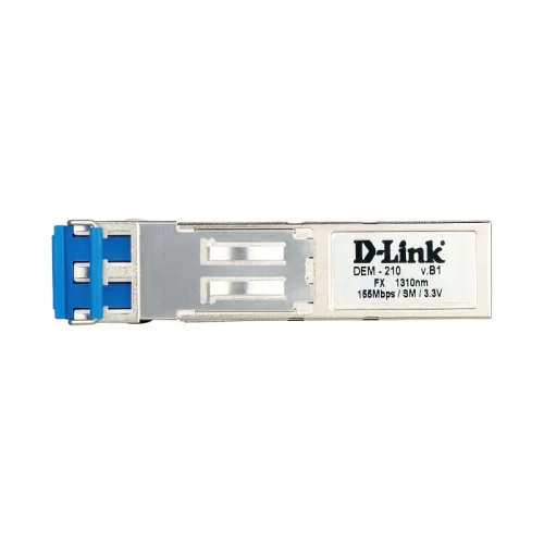 Трансивер/ DEM-210/10 SFP Transceivers, 100Base-LX, Duplex LC, Single-mode, 1310nm, 15KM, 10pcs/pack (DEM-210/10/B1A)