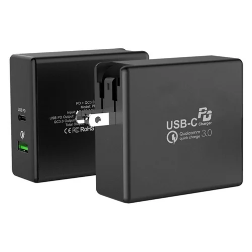 СЗУ (ACD-P602W-V1B) 60Вт, Сетевое ЗУ 2xUSB 1PD+1QC, 3.6~20В/ 3А RTL {40}