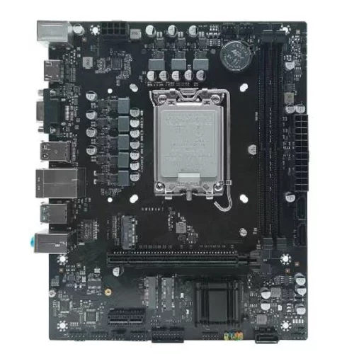 CBR B760-D4 { Chipset B760, Socket 1700, 2*DDR4, mATX, HDMI+VGA, 1*PCIEx16, 1*PCIEx1, 1*M.2 (NVME), 3*SATA3, 4*USB 2.0 + 2*USB3.0, LAN 1Gb} OEM УПАКОВКА (MB-ARB760-D4-BLK)