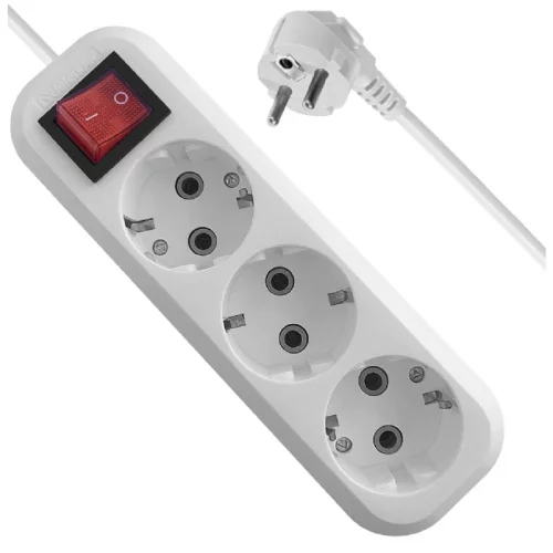 Defender Удлинитель с заземлением L330 16 А, 15 м, заземление, выключатель (99358) фото 3