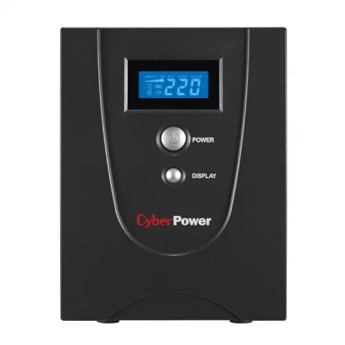 ИБП CyberPower VALUE 2200EI, Line-Interactive, 2200VA/1320W, USB&Serial, RJ11/RJ45, 6 IEC-320 С13 розеток, Black, 0.16х0.21х0.35м., 14.7кг./ UPS Line-Interactive CyberPower VALUE2200EILCD 2200VA/1320W USB/RS-232/RJ11/4 (VALUE 2200EILCD)