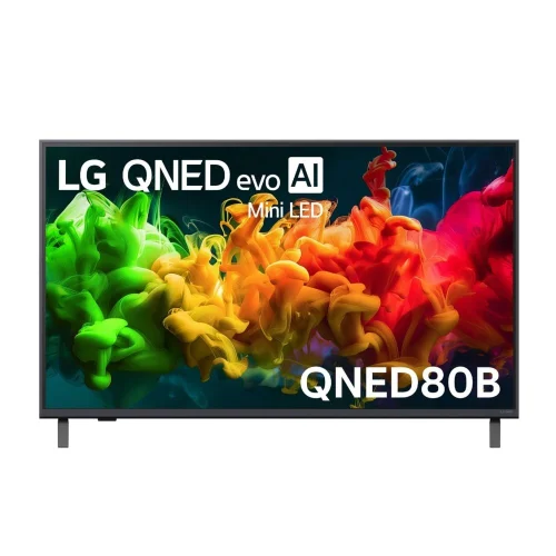 Телевизор 43 LG 43QNED80B6B черный (4K UHD, 60Hz, DVB-T2, DVB-C, DVB-S2, USB, WiFi, BT, Smart TV) (43QNED80B6B.ARUG)
