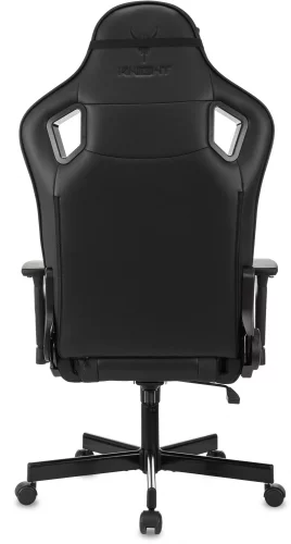 Кресло игровое Knight Gladiator черный экокожа с подголов. крестов. металл (KNIGHT GLADIATOR B) фото 6