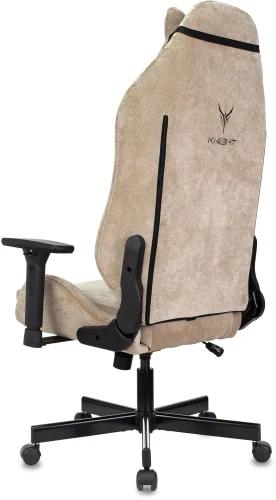Кресло игровое Knight N1 Fabric бежевый Light-21 с подголов. крестов. металл (KNIGHT N1 BEIGE) фото 18