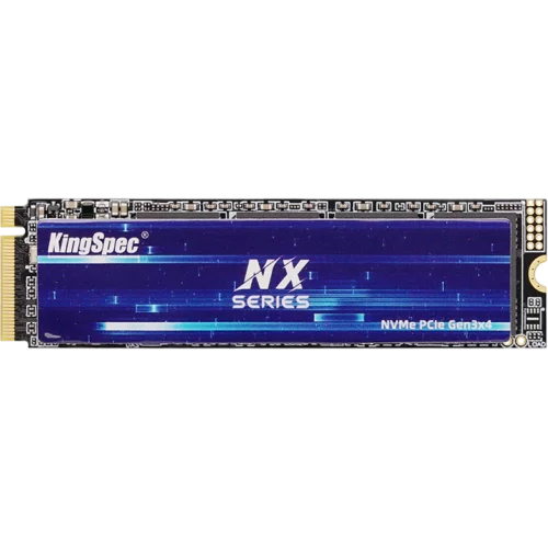 Твердотельный накопитель/ Kingspec SSD NX-4096 2280, 4096GB, M.2(22x80mm), NVMe, PCIe 3.0 x4, 3D QLC, R/ W 3600/ 3200MB/ s, IOPs 380 000/ 320 000, TBW 1920, DWPD 0.4 (3 года) (NX-4TB 2280)