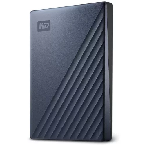 Внешние HDD/ Portable HDD 2TB WD My Passport ULTRA (Blue), USB-C/USB 3.2 Gen1, 110x82x13mm, 130g /12 мес./ фото 2