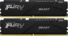 DDR 5 DIMM 16Gb PC44800, 5600Mhz, Kingston FURY Beast Black CL40 (Kit of 2) (KF556C40BBK2-16) (retai