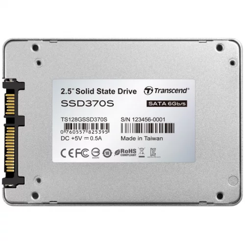 Твердотельный накопитель/ Transcend SSD SSD370S, 128GB, 2.5