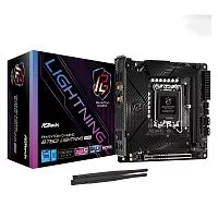 Материнская плата ASROCK B760I LIGHTNING WIFI, LGA1700, B760, 2*DDR5, 3*SATA, 2*M.2, 5*USB 3.2, Type-C, 1*PCIx16, 1xM.2 (Key E), HDMI+DP, mIATX