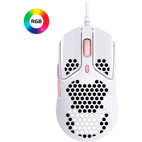 Манипулятор игровой мышь HyperX Pulsefire Haste White (4P5E4AA) фото 8