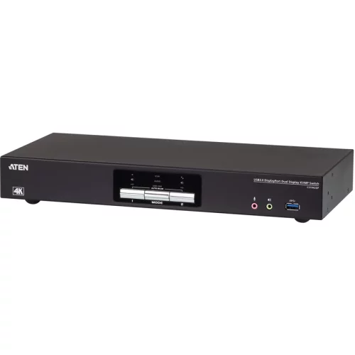 2-Поротовый USB3.0 4K DisplayPort Dual Display KVM переключатель/ 2-Port USB3.0 4K DisplayPort Dual Display KVM switch (CS1942DP)