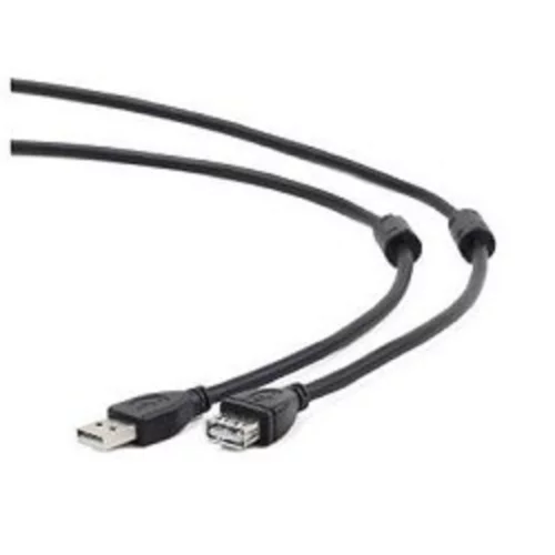 Gembird/ Cablexpert CCF2-USB2-AMAF-15 USB 2.0 Pro Кабель , AM/ AF, 4.5м, экран, 2феррит.кольца, черный, пакет