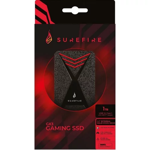 Внешний накопитель SSD Verbatim SureFire 1 Тб (053684) (053684) Внешний накопитель SSD Verbatim SureFire 1 Тб (053684) фото 2