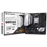 Материнская плата Maxsun MS-Terminator B850M WIFI B850, AM5, 4*DDR5, 1*PCIEx16, 1*PCIEx4, 1*PCIEx1, 2*M.2, 2*TypeC, 6*USB3.2Gen1, 6*USB2.0, 4*SATA3.0, 2.5G, DP, HDMI, M-ATX, RTL (6940709661741)