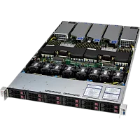 Серверная платформа/ Supermicro Server SYS-122C-TN 1U (2x LGA4710 / 32x DDR5 RDIMM / 12x Hs 2.5" NVMe / 2 M.2 PCIe 5.0 x2 NVMe / VROC Premium / 3x PCIe 5.0 x16 (1 AIOM with OCP 3.0) / 1x PCIe 5.0 x8 / (SYS-122C-TN (BUNDLE))