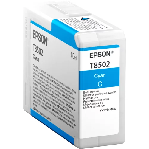 Картридж/ T850 SC-P800 Cyan T850200 UltraChrome HD ink 80ml (C13T850200)