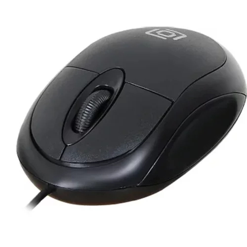 Мышь Оклик 105S черный оптическая (800dpi) USB для ноутбука (3but) (400941) фото 3