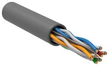Кабель информационный ITK LC1-C604-121 кат.6 U/ UTP 4X2X23AWG LSZH внутренний 305м серый