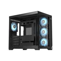 Корпус без блока питания/ Case PCCooler C3T700 ARGB BK, Midi-Tower, TG, 4x120mm ARGB, 1xUSB-A 3.0 + 1xUSB-A 2.0 + 1xUSB-C, ATX, mATX, mITX Black