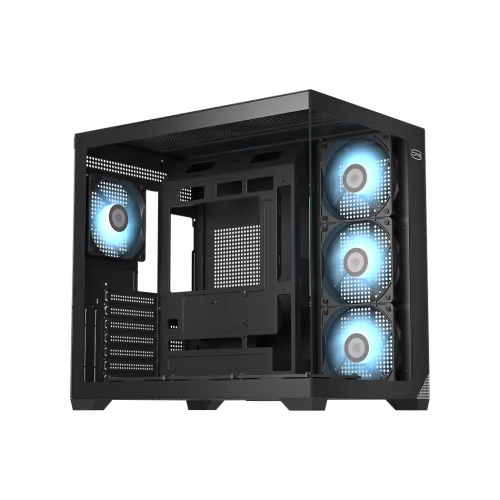 Корпус без блока питания/ Case PCCooler C3T700 ARGB BK, Midi-Tower, TG, 4x120mm ARGB, 1xUSB-A 3.0 + 1xUSB-A 2.0 + 1xUSB-C, ATX, mATX, mITX Black